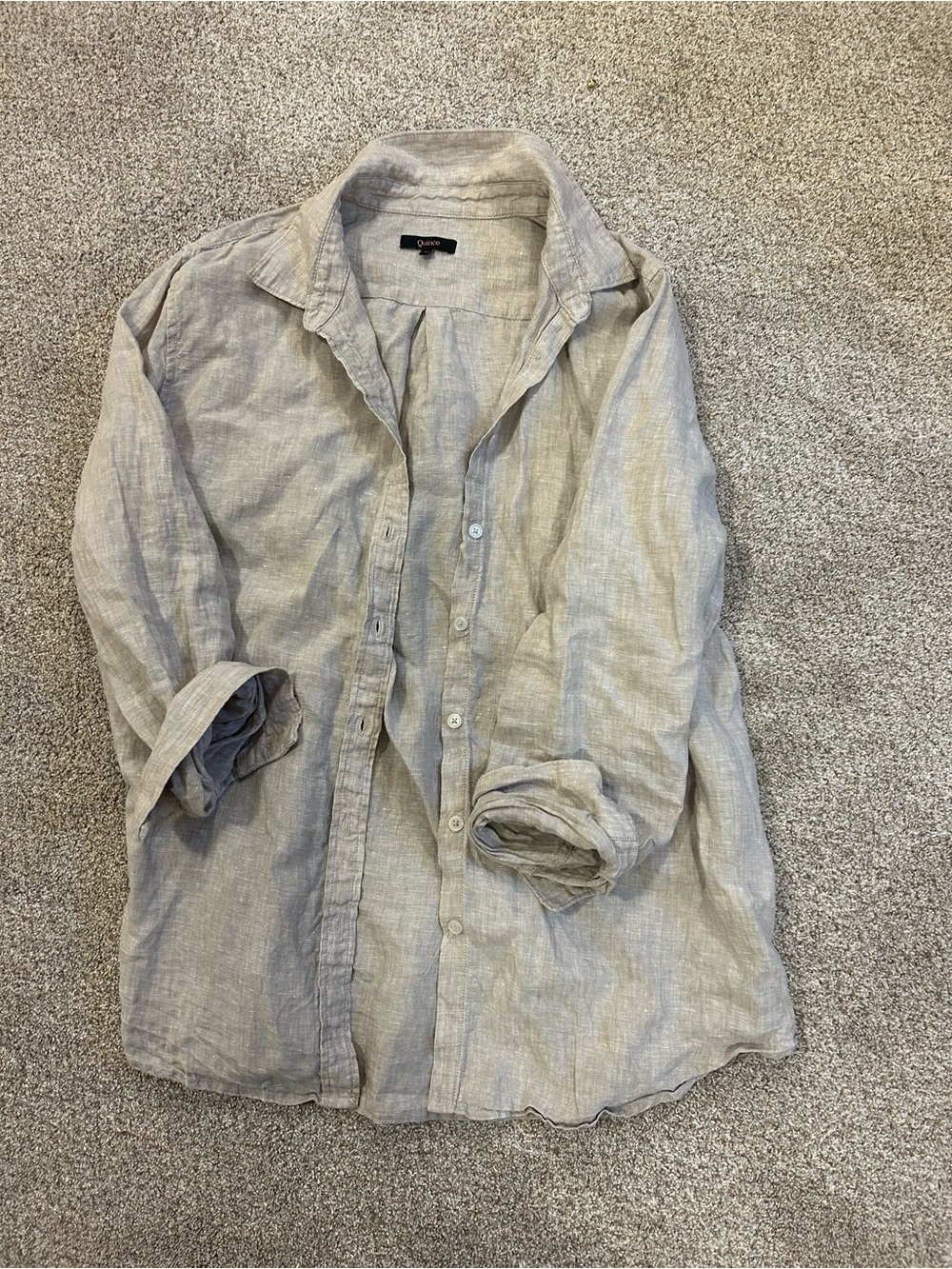 Quince Linen Button Down